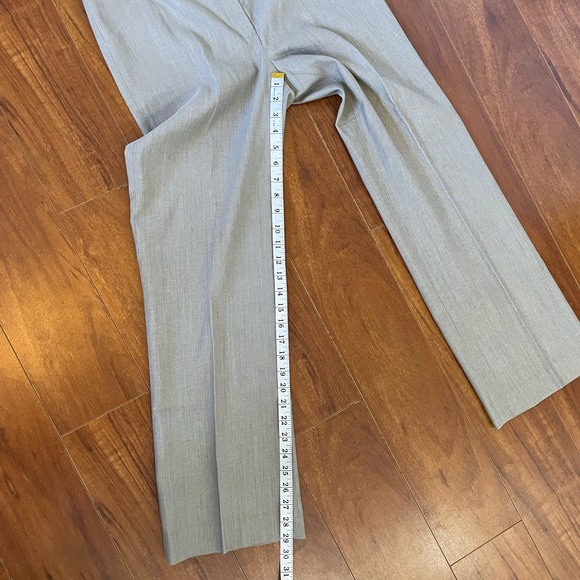 New LAFAYETTE 148 Wool Trouser Tan Gray Dress Pants Size Petite 10 NWT - Picture 11 of 15